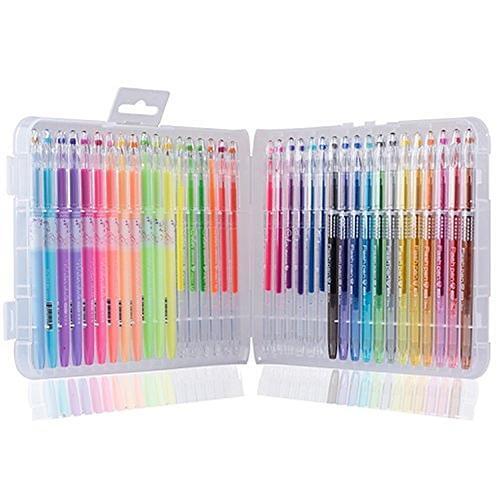 36 Colors Fluorescent Glitter Pastel Gel Pens for Scrapbooks Greeting Cards Party Invites