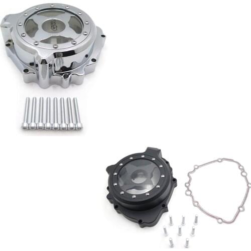 Chromed Left Engine Stator Cover See Through For Honda 2003-2006 CBR 600RR w/ Gask Aftermarket Free Shipping Motorcycle Parts