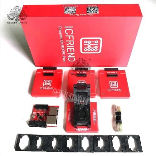 ICFRIEND EMATE X 13 IN 1 / E-MATE MOORC / E-SOCKET / E-MATE PRO / EMATE BOX SUPPORT BGA 100 136 168 153 169 162 186 221 529 254