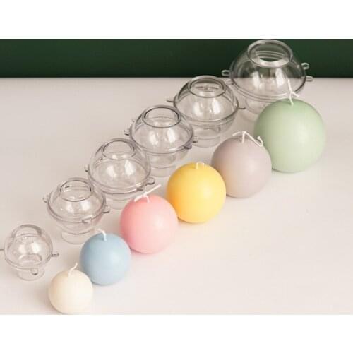 Plastic Cake Mould 3D Planet Ball Shaped Mousse Chocolate Mold DIY Earth Candle Mould Ball Cake Decorating Tools