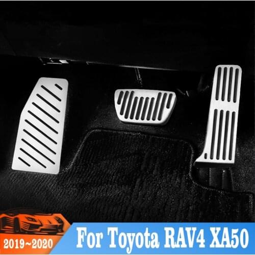 For Toyota RAV4 2019-2020 Automobile accelerator pedal cover set pad Non-slip design Car styling parts