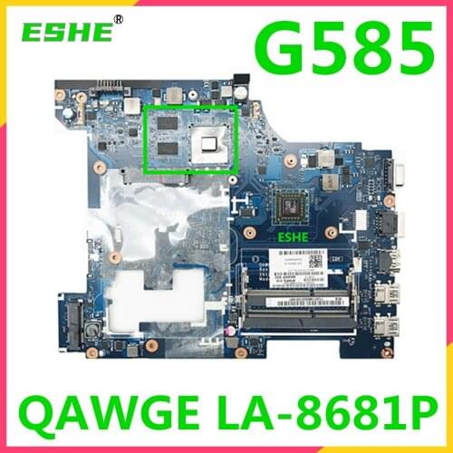 QAWGE LA-8681P motherboard for G585 laptop motherboard AMD CPU DDR3 100% Fully Tested&High quality