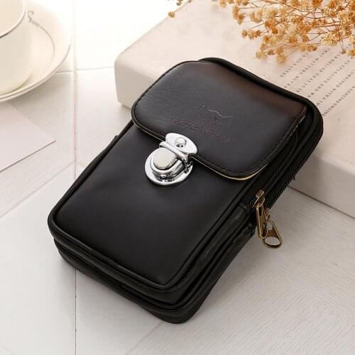 SANWOOD Men Vintage Fanny Pack Zipper Waist Bag Belt Clip Pouch marsupio uomo Phone Bag belt bag men money bag fashion