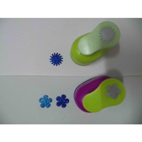 2pcs(2.5cm) sun and flower shape craft punch set Punch Craft Scrapbooking school Paper Puncher eva hole punch free shipping