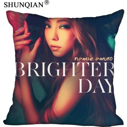 Namie Amuro Pillowcase Square Zippered Home Decorative Pillow Cover Wedding Custom Gift For Two Sides Printed