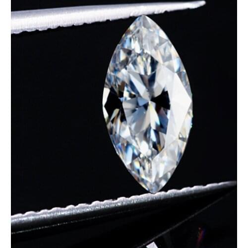 Loose Gemstones Moissanite Diamond Marquise Cut 0.2ct To 3ct D Color VVS1 Moissantie Stone Undefined With GRA Certificate Gem