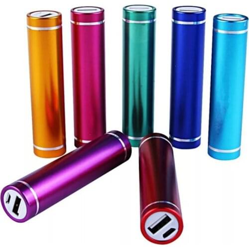 New 7 Colors Metal Power Bank DIY Kit Storage Case Box Free Welding Suit 1X 18650 Battery 5V 1A USB External Charger Smart Phone