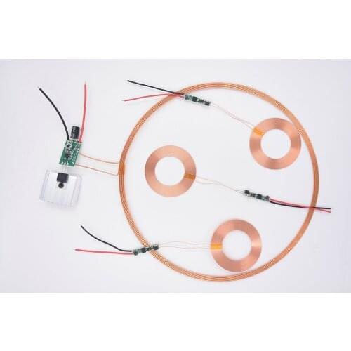 One-To-Many 200mm Long-Distance Wireless Charging Power Supply Module 1PC Transmitter Module Equipped With 3 Receivers