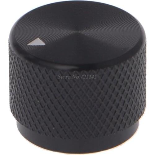 0.24" Dia Black Aluminum Rotary Control Potentiometer Knob 20mm x 16mm LW Potentiometer Knob Dropship