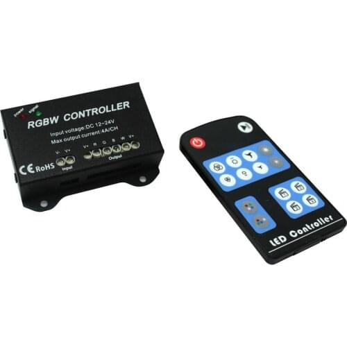 LED RGBW 4 channel controller;DC12-24V input;4A*4CH output