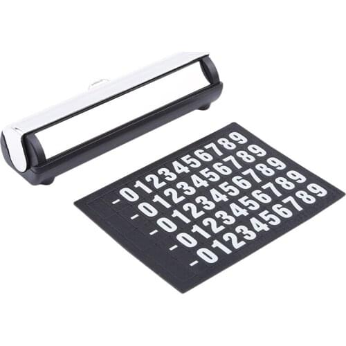 Car Phone Number Stop Car Signs Car Hidden Temporary Parking Number Plate Rotatable Car Protection Accessories Tools
