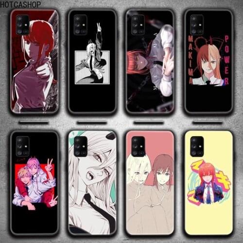 Chainsaw Man Makima Power Phone Case For Samsung Galaxy A52 A21S A02S A12 A31 A81 A10 A30 A40 A50 A70 A80 A71 A51 5G