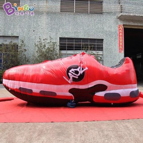 Customized 4mL big inflatable shoe balloon, inflatable running shoes -inflatable toy