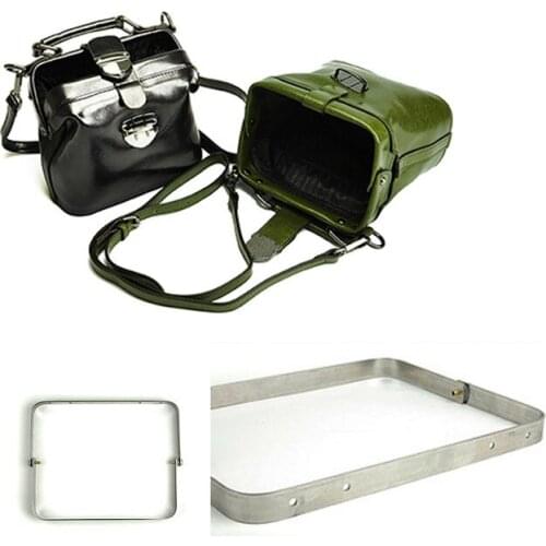 Metal doctor bag frame, Internal Dulles frame,(21cm~34.5cm,4 sizes of frame),Leather craft tool