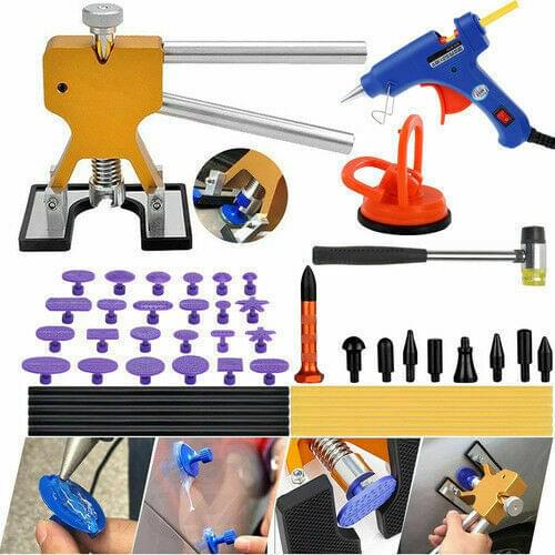 47pcs Paintless Car Hail Damage Dent Remover Repair Kit Dent Puller Tools