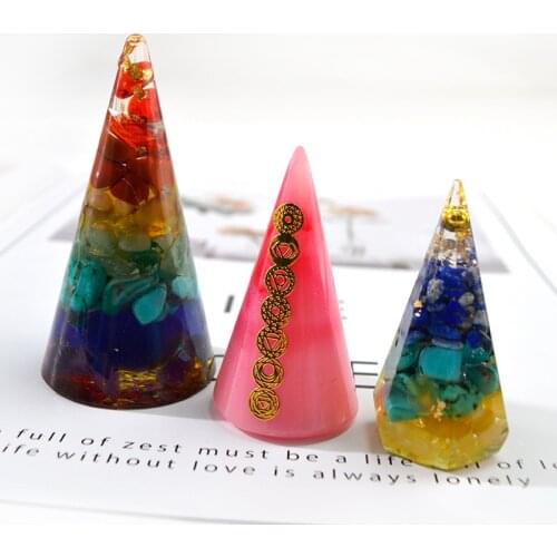New DIY Epoxy Mould Cone Round Mold Ring Toogen Pendant Mirror Ring Holder Silicone Mold for Wholesale