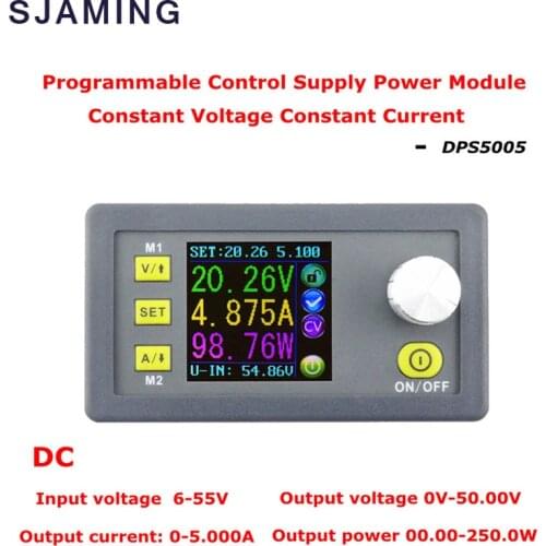 DC DPS5005 Constant Voltage current Step-down Programmable Power Supply module buck Voltage converter color LCD voltmeter