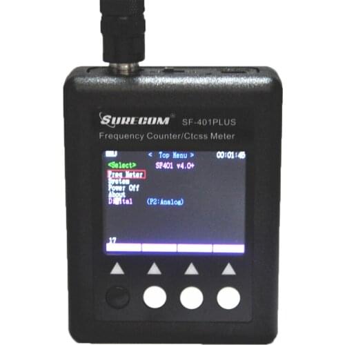 2PCS Professional Frequency Meter SF-401 Plus 27Mhz-3000Mhz CTCSS/DCS Decoder Portable Tester for Two Way Radio/Walkie Talkie