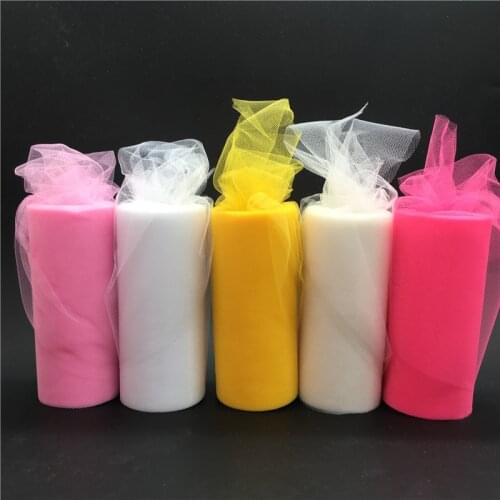 22M Colorful Shiny Crystal Tulle Roll Organza Sheer Gauze DIY Girls Tutu Skirt Gift Wedding Party Decor Baby Shower Decor Supply