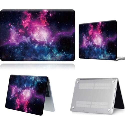 Pink Cluster In Space Pattern Anti-slip Laptop Case For Apple Macbook 12/Air 11 13 A2337/Pro 13(A2251 A2289) 15 16/Pro 13 A2338