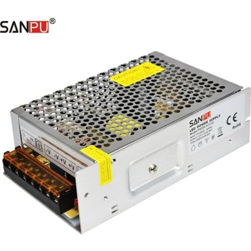 SANPU SMPS 12v 200w LED Switching Power Supply 16a Constant Voltage Driver 220v 110v ac dc Lighting Transformer for LEDs Strips