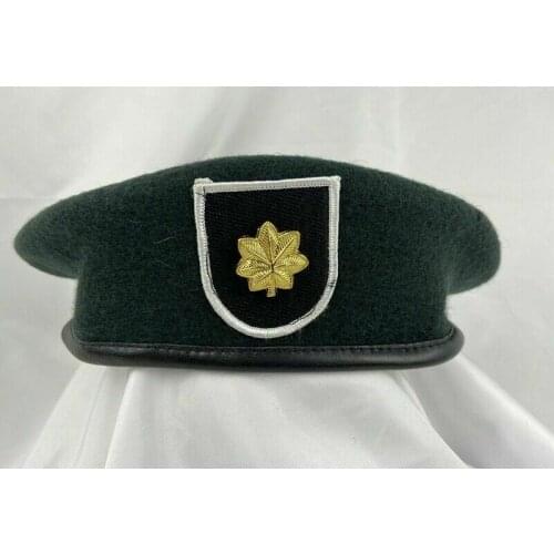 Tomwang2012 US Army 5th Special Forces Group Green Beret Major Insignia Military Hat