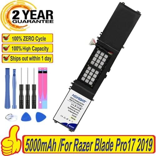 Top Brand 100% New 5000mAh RC30-0287 Battery for Razer Blade Pro17 2019 RZ09-03297 RTX 2080 Max-Q Authentic