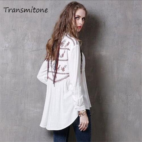 Transmitone Collar Blouses