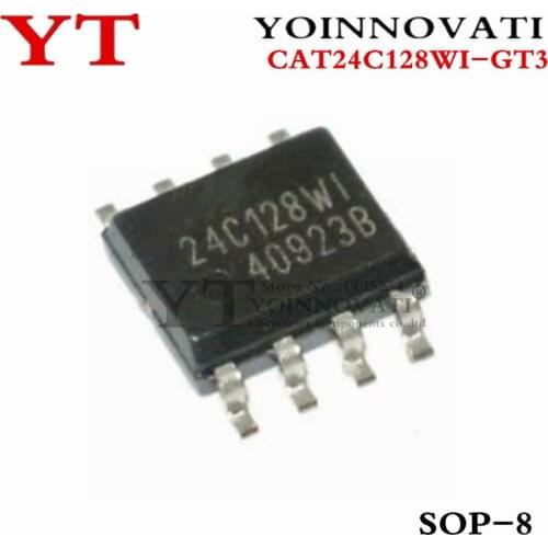 10pcs/lots CAT24C128WI-GT3 CAT24C128WI 24C128C SOP-8 Serial Memory Chip IC
