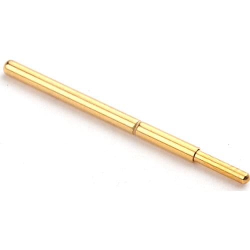 100PCS / Package PA75-J1 Small Round Head Gold-plated Spring Test Probe Needle Tube 1.02MM Length 16.5mm PCB Probe
