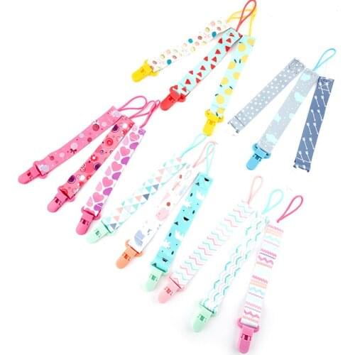 3 Pcs/Set Baby Pacifier Clips Pacifier Chain Dummy Nipple Holder For Nipples
