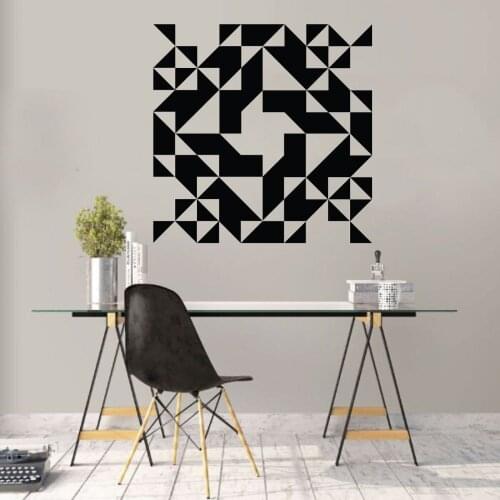 Abstract Geometric Mural Wall Geometric Sticker for Home Living Room Decoration Removable A002376