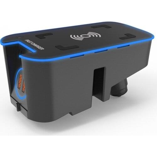 Car QI Wireless Charger 15W Charging Plate Phone Holder for Volvo XC90 S90 XC60 VC60 2018 2019 2020