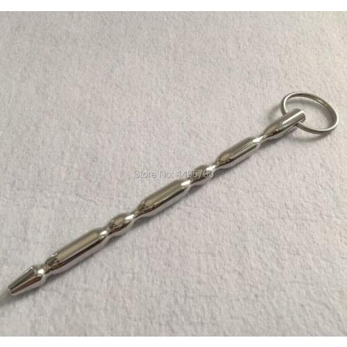 Free shipping 633 stainless steel penis plug,urethral plug,urethral sound,urethral dilators,sounding sex toys,catheter