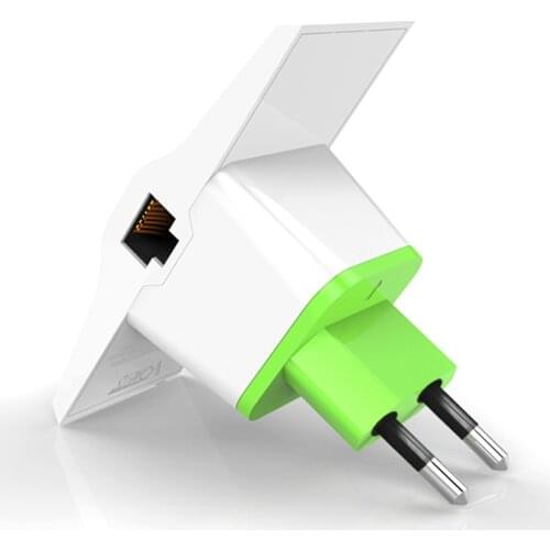 2019 New Wireless WiFi Bridge Repeater Dual Network Ports Range Extender Portable Signal Amplifier Access Point US/EU Plug