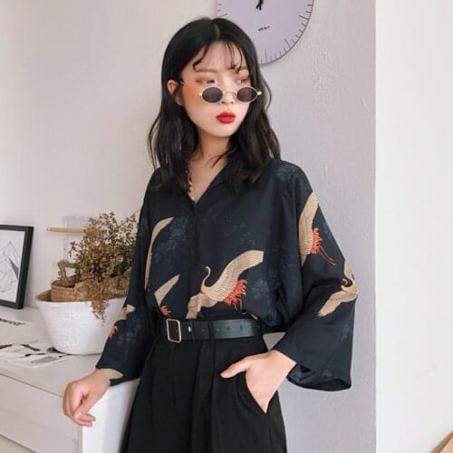 Cheap wholesale 2018 new autumn winter Hot selling womens fashion casual ladies work Shirts G195