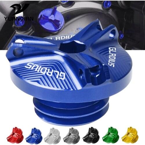 FOR SUZUKI GLADIUS 2009-2015 2010 2011 2012 2013 Aluminum Motorcycle Accessories Parts Engine Oil Filter Cup Plug Cover Screw