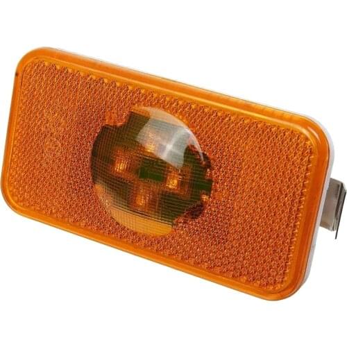 24V Car Truck LED Side Marker Light Amber Indicator Lamp 4 LED for Volvo Trucks FM/FH