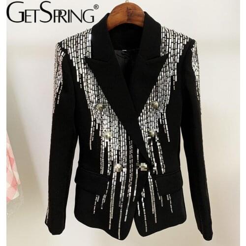 Женские двубортные пиджаки Getspring China At AliExpress