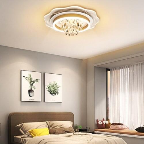 Crystal Light Indoor Chandelier Two Different Shape Fashion Simple Style For Living Room Bedroom Kitchen Home Decoration