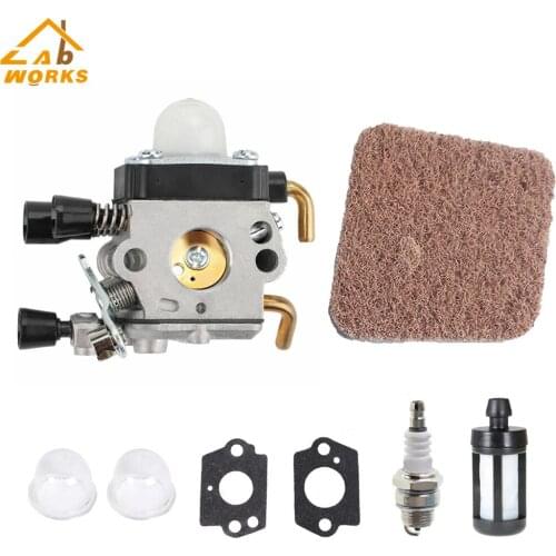 Carburetor Carb Air Filter Spark For STIHL FS55R FS55RC KM55 HL45 KM55R trimmer