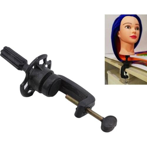 Black Hair Head Mold Bracket Small Mannequin Wig Model Head Hairdress Training Head Stand For Wigs Display Without Head Mold