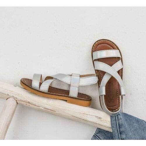 Girls Summer Sandals Kids Open Toe Soft Sole Comfort Sandals Toddler Kids Beach Shoes