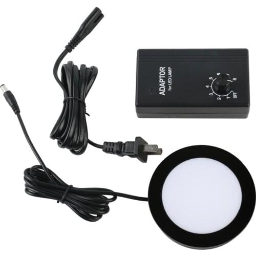 Microscope Bottom Supplementary Source Lamp LED Light Lighting 110V-220V 9W For Binocular Stereo Digital Video Microscope Camera