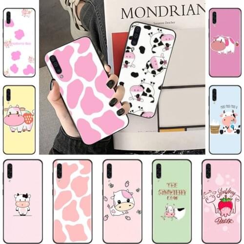 Lovable cute strawberry cow Phone Case For Samsung Galaxy J2 J4 J5 J6 J7 J8 2016 2017 2018 Prime Pro plus Neo duo