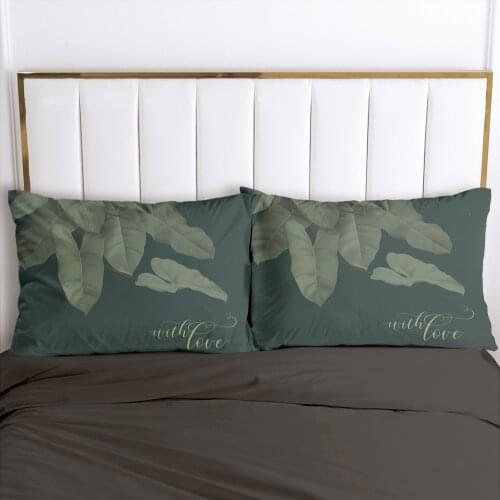 2PCS 3D Pillow Cover 50x80 60x70 Nordic Black Decoration Throw Pillow Cases Bedding PillowCase Customize any size design