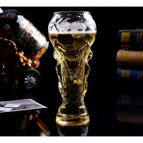 NEW Creative world cup beer cup Hercules cup glass bar juice Football Cup hand drawn beer cup