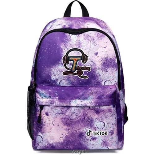 Tik Tok High School Students Schoolbag Printing School Bags Teenager Boys Large Capacity Men Laptop Backpack Kids Computer Bag