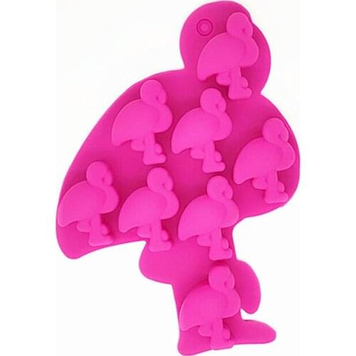 Flamingo fondant silicone cake decoration mold chocolate mould
