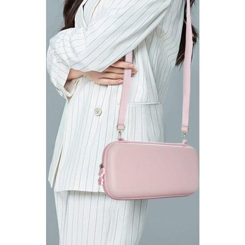 For Nintendo Switch / Lite Sakura Carring Bag Protective Cute Travel TPU Pouch Waterproof Game Accessories With Thumbgrip